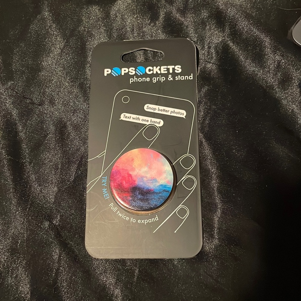 abstract colorful popsocket